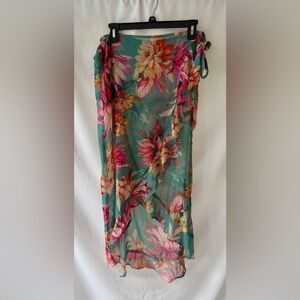 Like New La Blanca Swimsuit Coverup Sarong Wrap Skirt Medium